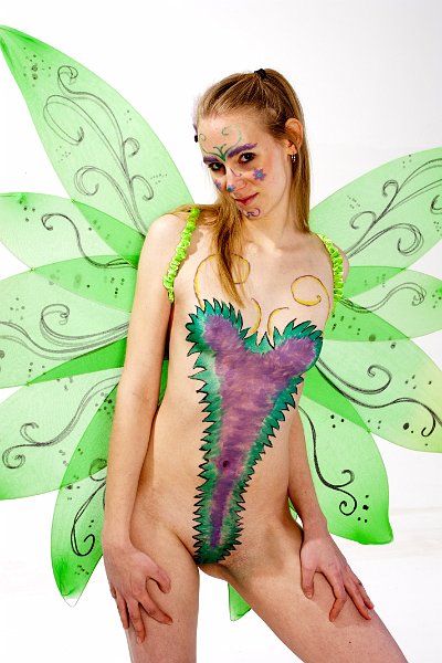 Green Fairy Bodypaint