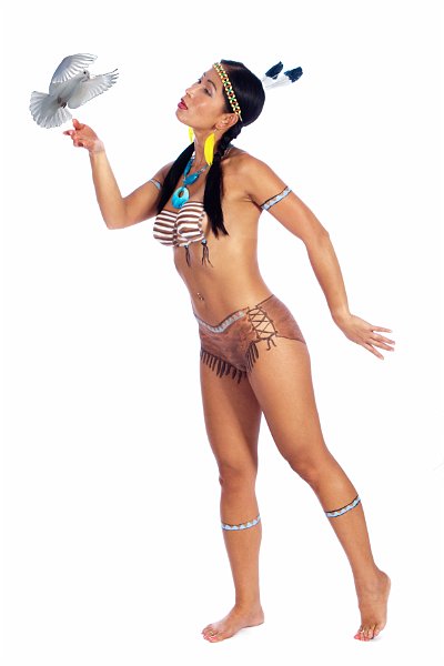 Indian Maiden Bodypaint