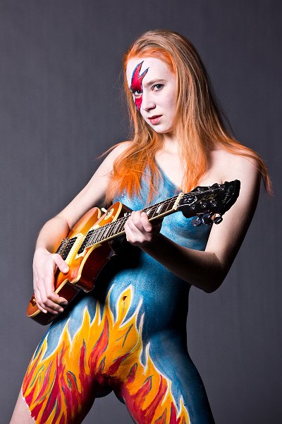 Ziggy Stardust Bodypaint